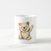 Caderno do urso pintado