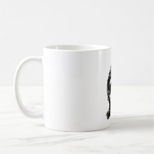 Caneca De Café "caderno espiral recuperever", "notas de café",