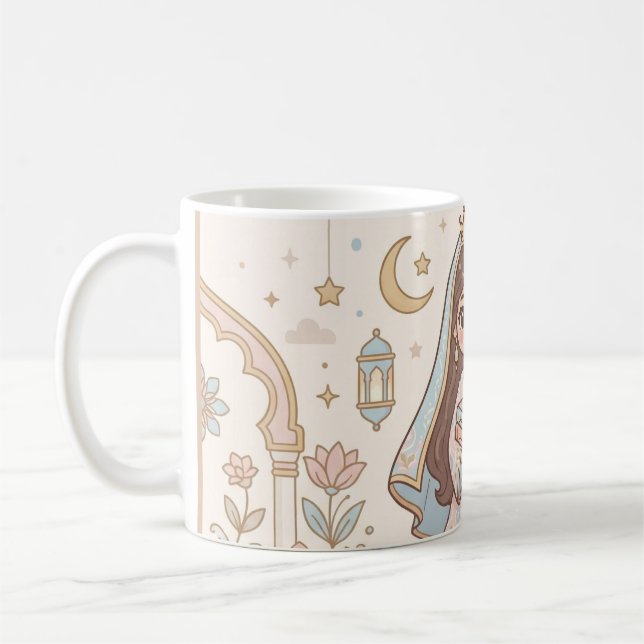 Caneca De Café Caderno Personalizado da Princesa Marroquina para  (Esquerda)