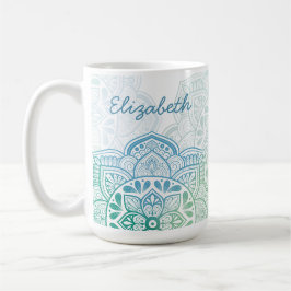 Caneca De Café Caelum Mandala 15 oz. Personalized Mug