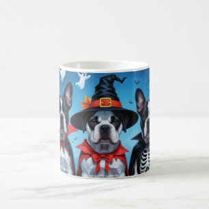 Caneca De Café Cães Cane Corso Abóbora Dia das Bruxas Engraçado