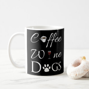 Caneca De Café Cães De Café De Vinho De Café