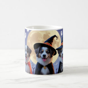 Caneca De Café Cães de pastor da Anatólia abóbora Dia das Bruxas