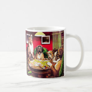 Caneca De Café Cães do póquer: Waterloo