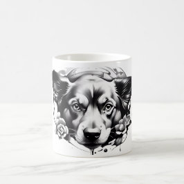 Caneca De Café Cães e Designs de Café