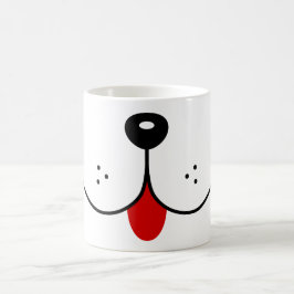 Caneca De Café Cães Engraçados Rostos Cães Boca-Boca Gráfico Anim
