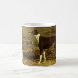 Caneca De Café Cães, Greyhound e Spaniel, Doutor Fop por Herring