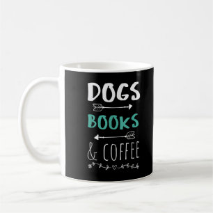 Caneca De Café Cães Livros Café Camisa Fim de semana Camisa Anima