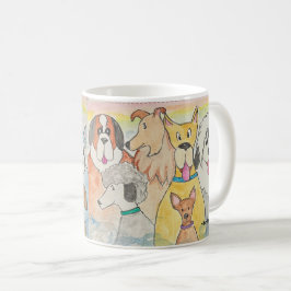 Caneca De Café Cães no Céu