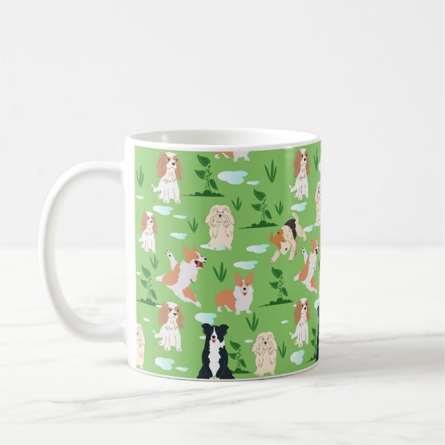 Caneca De Café Cães Rabiscam (Esquerda)