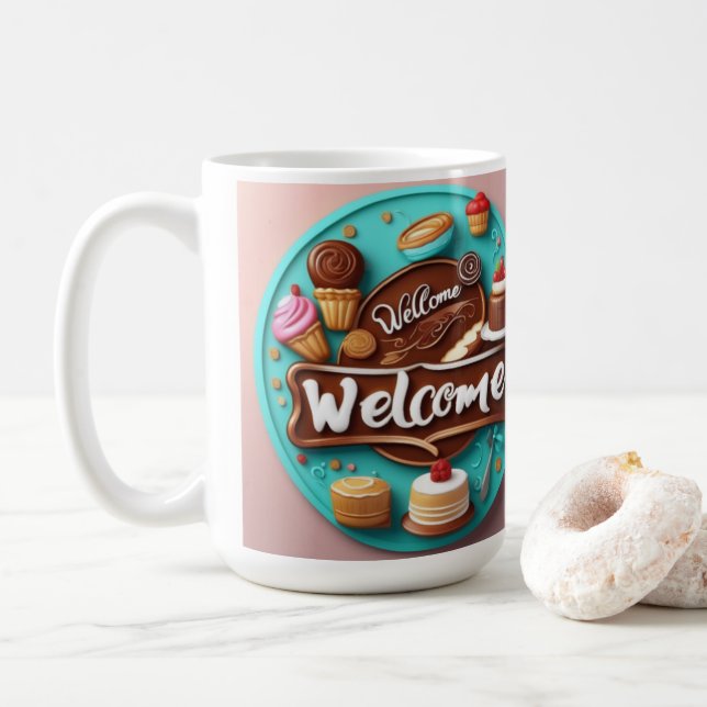 Caneca De Café café (Com Donut)