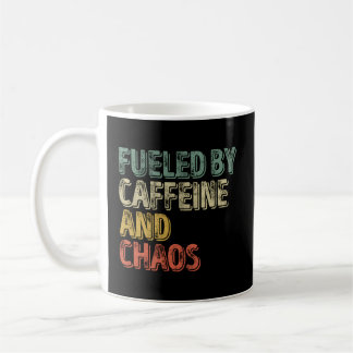 Caneca De Café Café Alimentado Por Cafeína E Caos