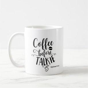Caneca De Café CAFE ANTES DO FILME Personalizado Custom