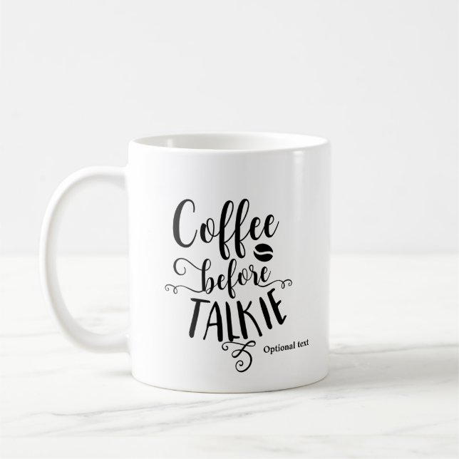 Caneca De Café CAFE ANTES DO FILME Personalizado Custom (Esquerda)