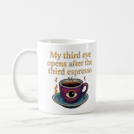 Caneca De Café Café Arte Místico Moderno Minha coleção do terceir
