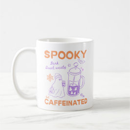 Caneca De Café Café Assustador Mas Cafeinado Fantasma Fofo de Hal