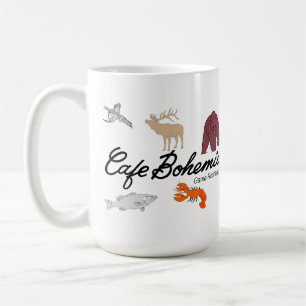Caneca De Café Cafe Bohemia Game Restaurant, Chicago