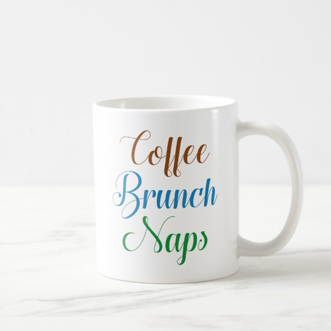 Caneca De Café Café Brunch Naps (Direita)