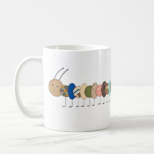 Caneca De Café Café Café Bonito - Lagarta #1-Erin Brie Art