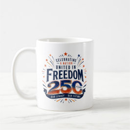 Caneca De Café Café Celebração da Liberdade Patriótica
