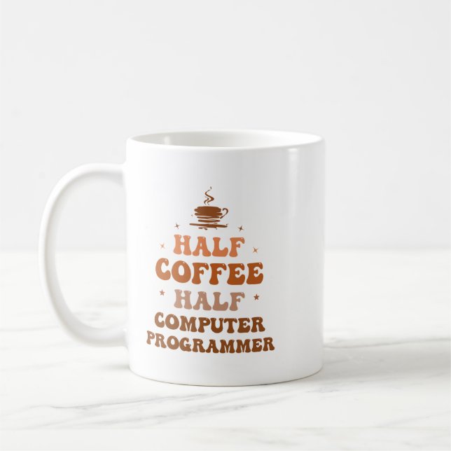 Caneca De Café Café CF Meio Café Meio Café Meio Computador Divers (Esquerda)