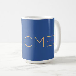 Caneca De Café Café CMEC Mug - 15-oz, Programa 9, azul com pêsseg