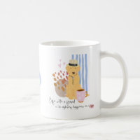 Café com Cota Amiga Labradoodle em Chapéu