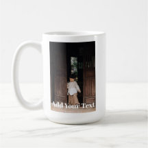 Café com Foto Personalizada Adicionar Foto e Texto