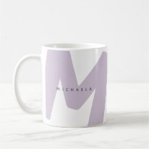 Café com Inicial e Nome Monogramados Superdimensio