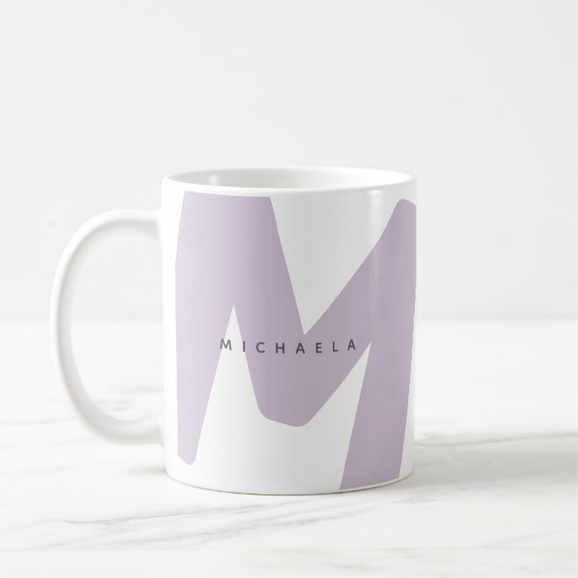 Caneca De Café Café com Inicial e Nome Monogramados Superdimensio (Esquerda)