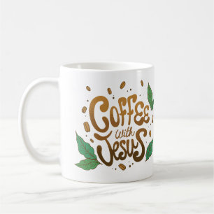 Caneca De Café Café com Jesus Coffee Mug