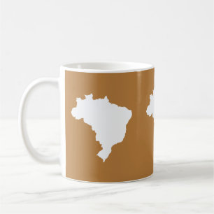 Caneca De Café Café Com Leite Festivo Brasil em Emporio Moffa