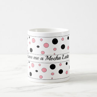 Caneca De Café Café com Leite Mocha Pontos Caprichosos