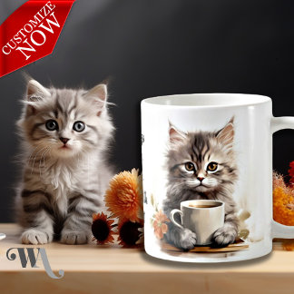 Caneca De Café Café com meu gato