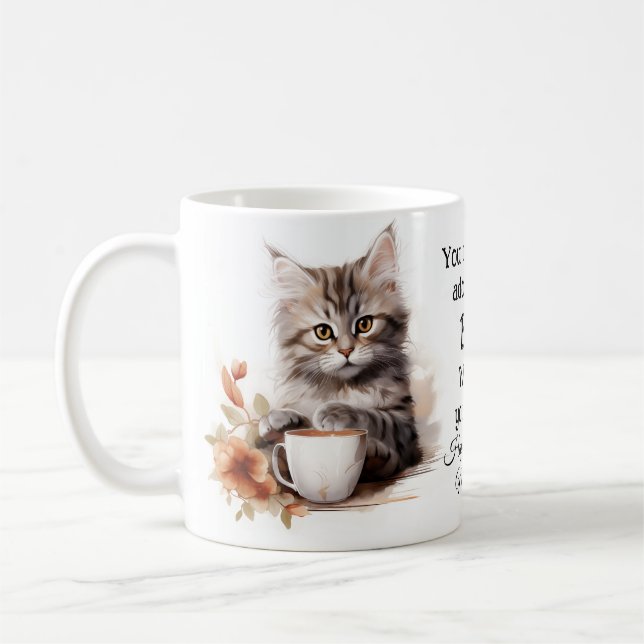 Caneca De Café Café com meu Gato  (Esquerda)