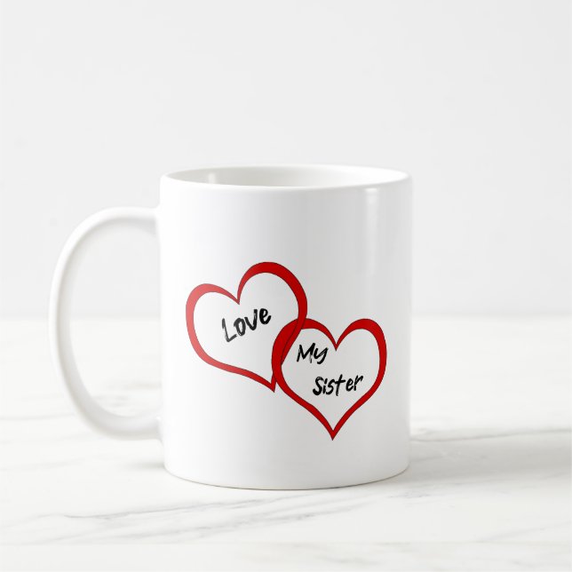 Caneca De Café Café Copa: Ame Minha Irmã (Esquerda)