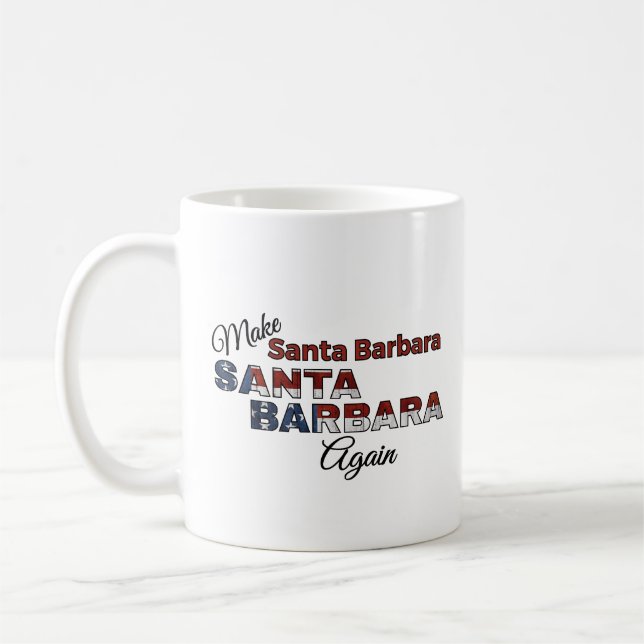 Caneca De Café Café Copa: Faça Papais noeis Barbara Papais noeis  (Esquerda)