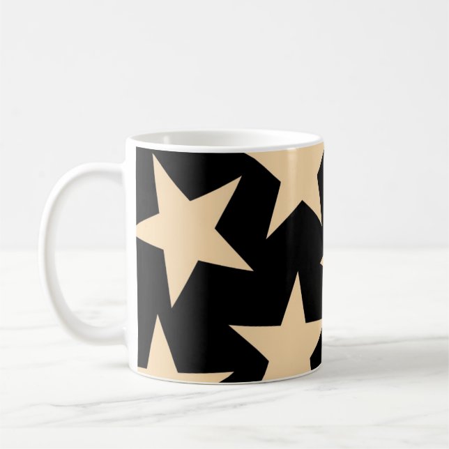 Caneca De Café Café Cósmico Celestial Black Star (Esquerda)
