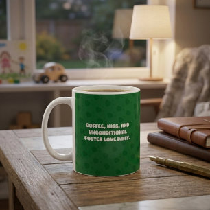Caneca De Café Café Crianças Amor Incondicional de Adoção Design 