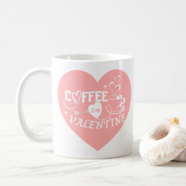 Caneca De Café Café Customizado Amante Rosa Coração Seta Dia dos 