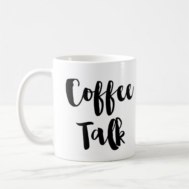 Caneca De Café Café da conversa do café ou caneca do chá (Esquerda)