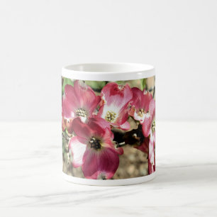 Caneca De Café Café da foto da flor do Dogwood ou caneca