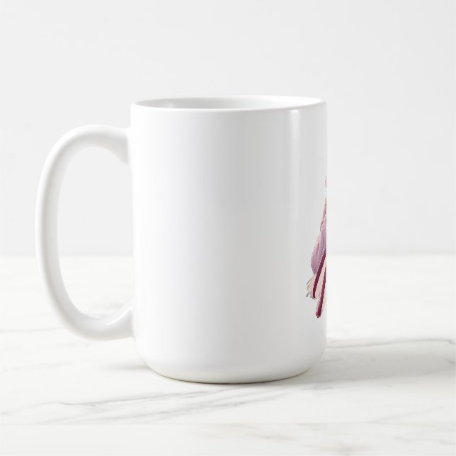 Caneca De Café Café da Mamãe com Coqueiro Desarrumado — Estética  (Esquerda)