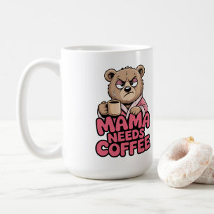 Caneca De Café Café da Mamãe Urso
