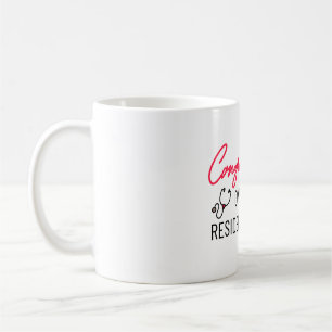 Caneca De Café Café da Manhã do Dia da Partida de Residência
