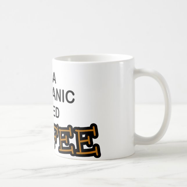 Caneca De Café Café da necessidade - mecânico (Direita)