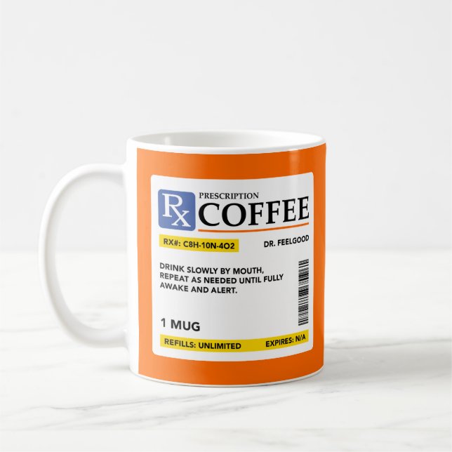Caneca De Café Café da prescrição (Esquerda)