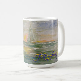 Caneca De Café Café da vela Sunset