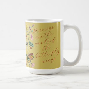 Caneca De Café Café de borboleta de arte Mug