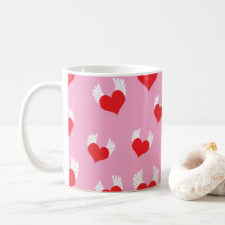 Caneca De Café Café de Coração Voador